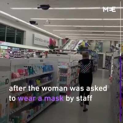 Abuse an Arab couple at a supermarket...instant karma