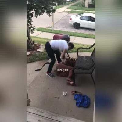 Beats the Shit out her Ass