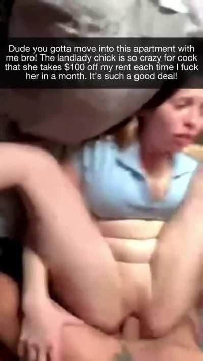 His landlady is such a slut