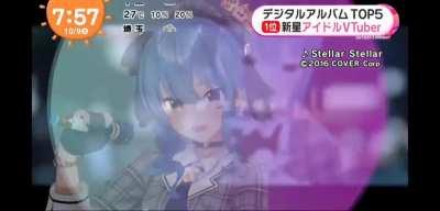 Suisei on Japanese Morning TV (Mezamashi Doyoubi)