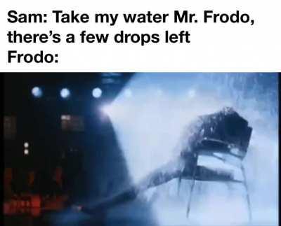 He’s a maniac for water