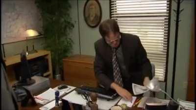 Probably the best deleted Creed's scene.