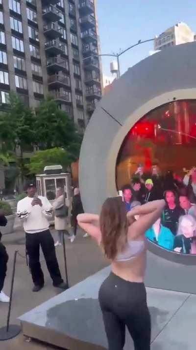 The portal between New York and Dublin has been shut down after this
incident