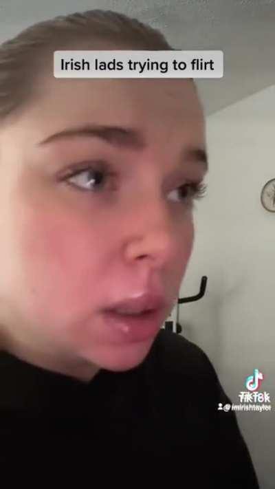 Irish lads trying to flirt