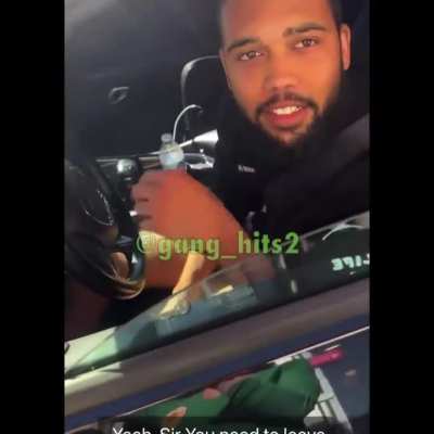 Man pulls up to hooters style coffee shop masturbating.