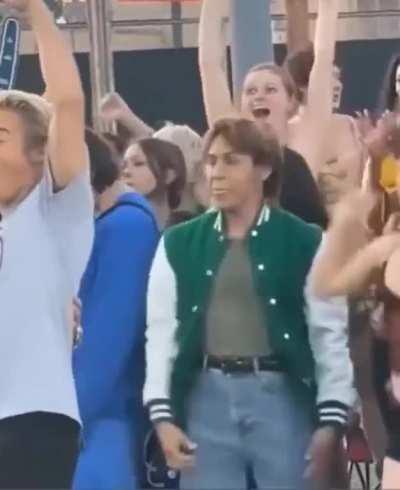 Bro really did a Street Fighter victory pose