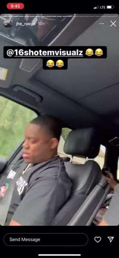 16 saw his life flash before his eyes 💀💀💀