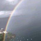 Somebody found the end of a rainbow and it is a full circle