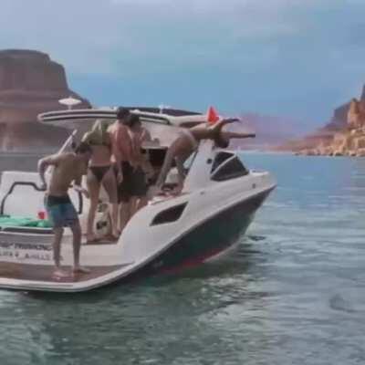 HMC as I attempt a backflip