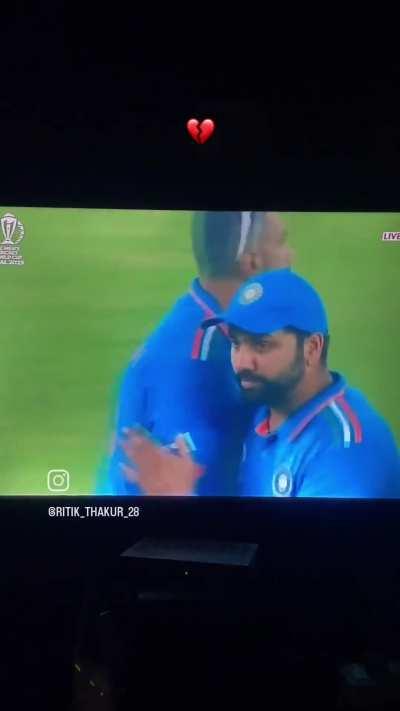 Rohit Sharma in tears 