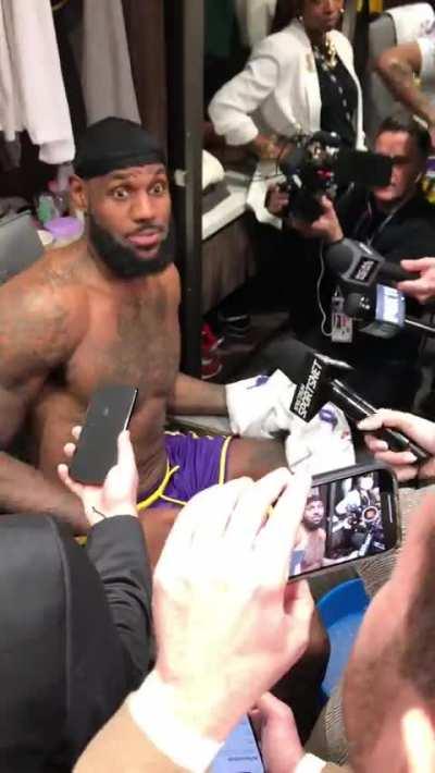 LeBron on the Clippers: “They look great. You said the James Harden Clippers? Nah, it's the T. Lue Clippers. It don't take T. Lue long to get it right. It took 5 games, and they been cookin' since.”