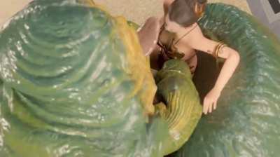 Leia getting licked by Jabba pt2