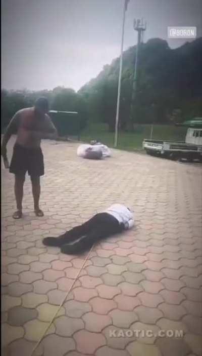 Why mess with armed police