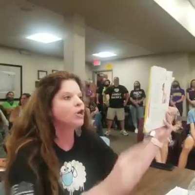 Another mom destroys the school board over sexualized “kids” book