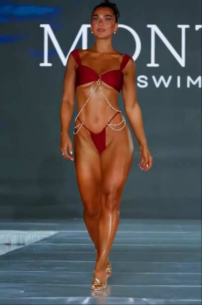 Stef Williams - Montage Swim, Miami Swim Week 2025 (2 walks)