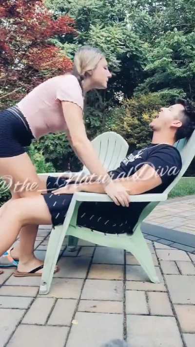 Spat all over his face