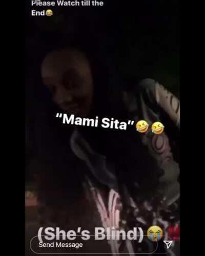 Blind prostitute on Figueroa hustling