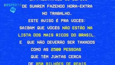 Fique ligado se vc foi contemplado: Reccal da Consciência de Classe