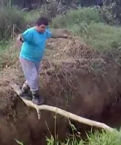 WCGW if I try to get through this stick?