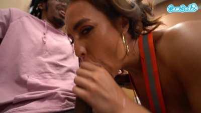 MILF Kelsi Monroe Suck's Step Son's Best Friend's BBC