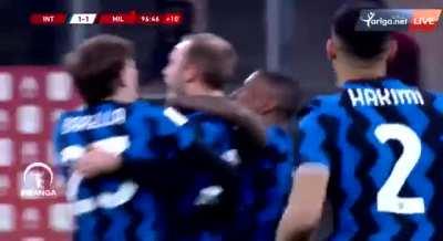 This moment was the new start for C.Eriksen what a refresh 🤯🤯