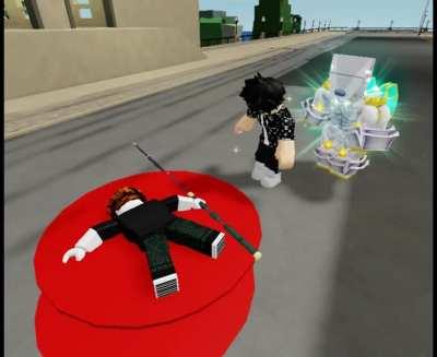 lightbringer hitting that griddy