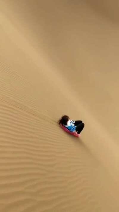 Being Sacrificed To A Giant Sandworm