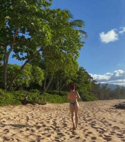 Topless on the beach