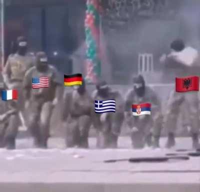 🇦🇱🇦🇱Average Albanian showing respect 🇦🇱🇦🇱