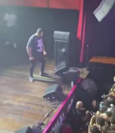 Stage crew wasn’t playing around