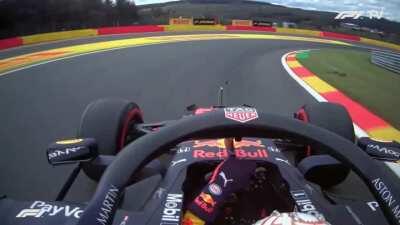 [Spa 2020] Max Verstappen Q3 lap, with some extra colour grading to fix up the picture
