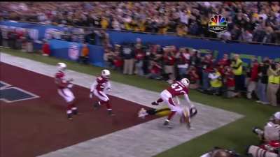 [Highlight] Big Ben finds Santonio Holmes to take the lead in SB XLIII with 35 Seconds Remaining