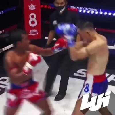 Best Elbow slash from Muay Thai Super Champ &​Muay Hardcore 🥊