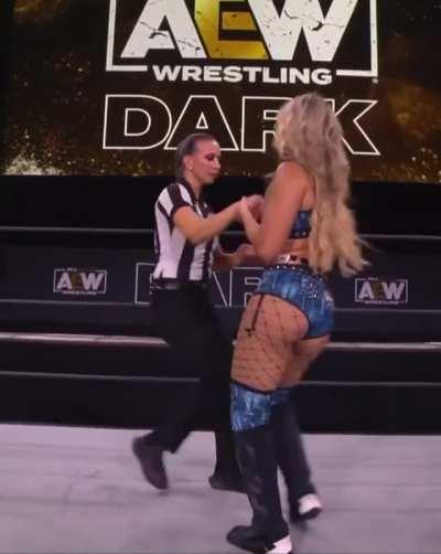 Tay Conti dancing with Aubrey Edwards