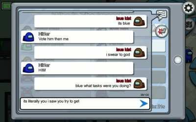 winning as the impostor after blaming others