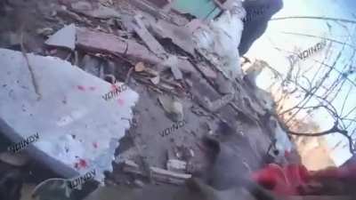 Ukrainian Soldier and Russian Soldier in hand to hand combat. Pt 1