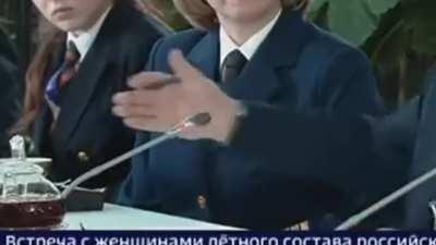 Green screen detected! Today’s “meeting” with “Aeroflot” workers.