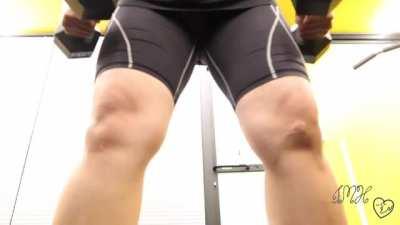 Crotchless Pant In A Gym [F]