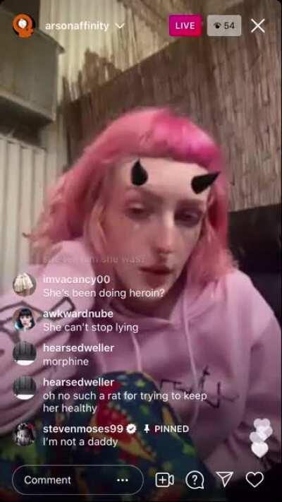 not pregnant & on morphine?