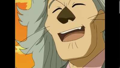 Shittyanimedetails - In Nerima Daikon Brothers (2006) Jun'Ichirô Koizumi, prime minister of Japan at the time, is shown vaporizing people with a laser from his flying parlement. This is actually not a work of fiction and a depiction of real Japanese polit