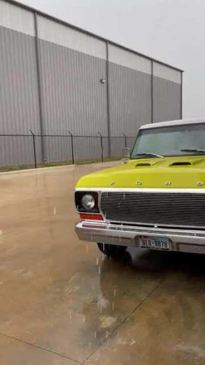 Longer video as requested but not as heavy rain