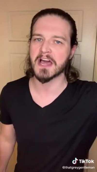 Such Passion in his voice