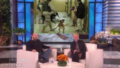 Real Ellen show footage