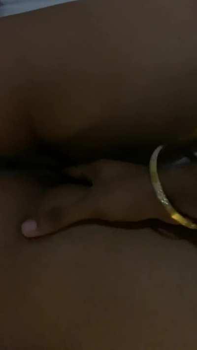 Had to check how wet she was for me infornt of her cuck