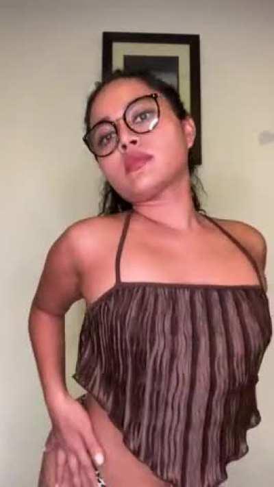 I have tiny tits but I hope my ass makes up for it