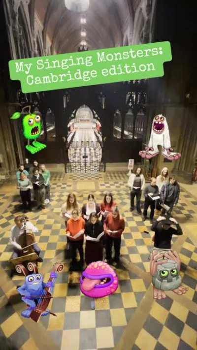 Cambridge my singing monster performance