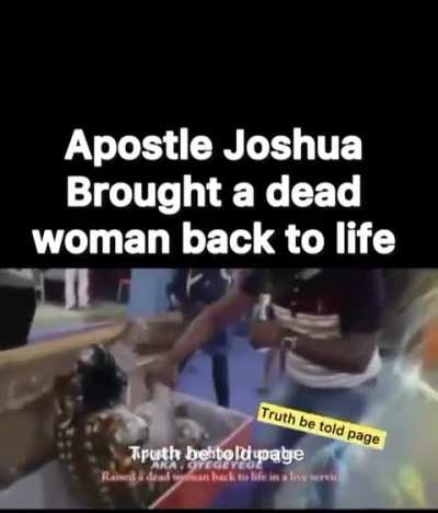 REVIVED THE DEAD WOMEN AGAIN 😳 ✝️Apostle joshua Brought a drad Women back to life 😅 Scripted pakhand ❌ Christian Medical science ✅ 😂😂