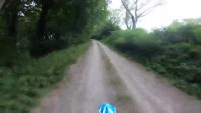 One of the reasons you shouldn't ride your motorbike in places where it is illegal to do so