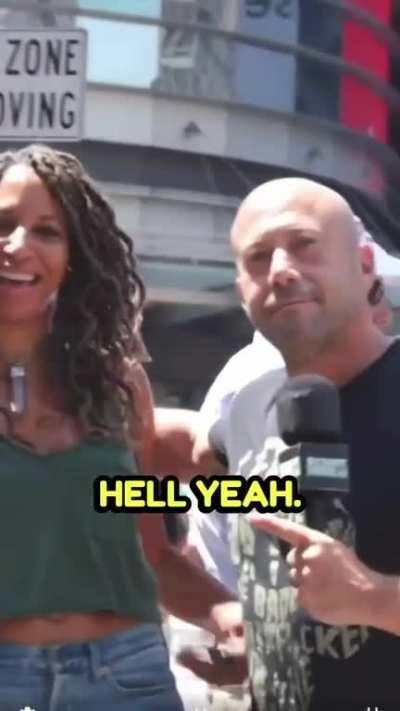 Lady is excited to meet Joe Rogan