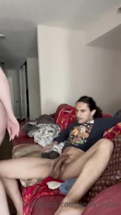 Redhead sucks and rides